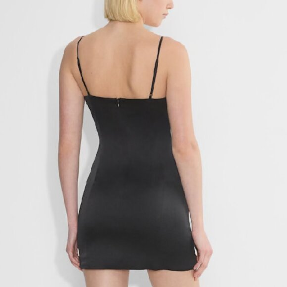 Aritzia Sunday Best Shimmer Dress black - Picture 3 of 3